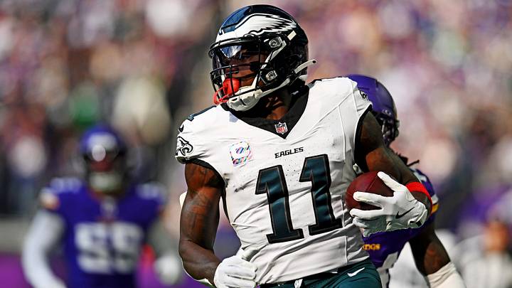 The Eagles traded A.J. Brown to the Patriots in exchange for a 2028 first-round pick and a 2027 fifth-round pick.