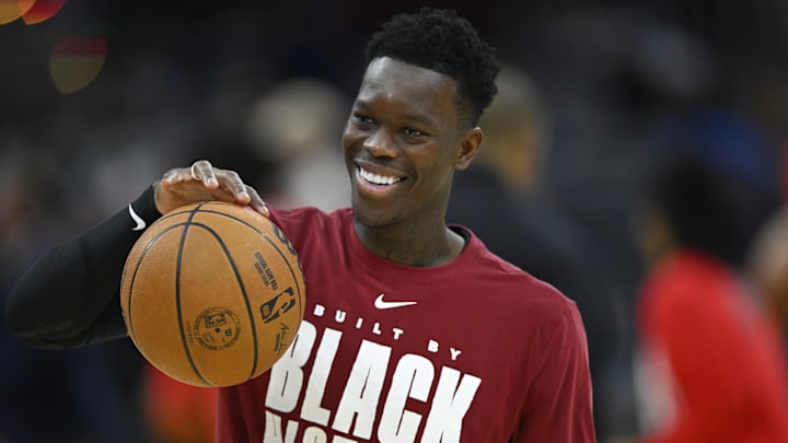 Cleveland Cavaliers guard Dennis Schroder Cleveland Cavaliers guard Dennis Schroder