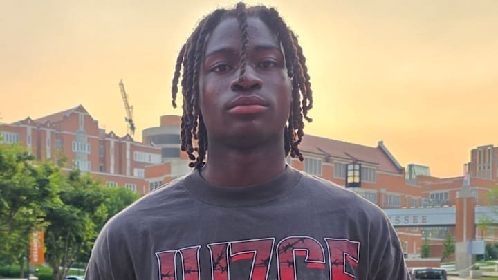 Jayce Johnson on a Tennessee Volunteers visit
