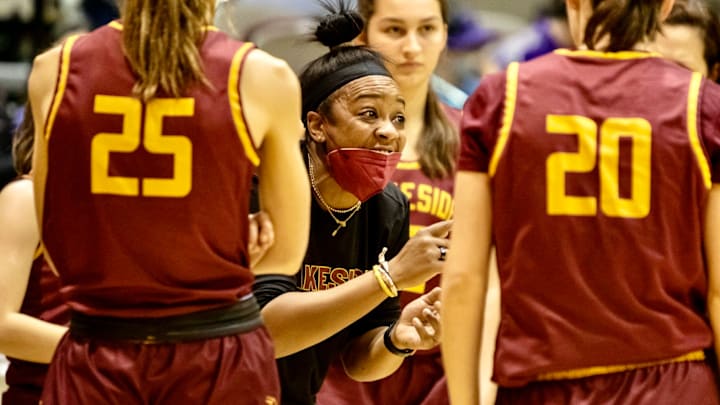 After guiding Lakeside of Seattle girls basketball into the Class 3A championship game in March, Mia Augustavo-Fisher is leaving to take the head job at Bishop Blanchet. After guiding Lakeside of Seattle girls basketball into the Class 3A championship game in March, Mia Augustavo-Fisher is leaving to take the head job at Bishop Blanchet.