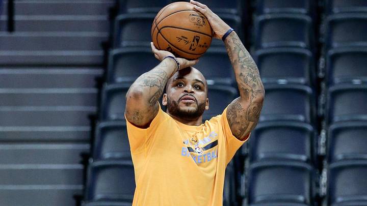 Dec 30, 2016; Denver, CO, USA; Denver Nuggets guard Jameer Nelson (1) warms up before the game against the Philadelphia 76ers at the Pepsi Center. Mandatory Credit: Isaiah J. Downing-Imagn Images