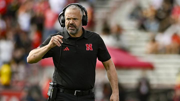 Matt Rhule walks on the field during the game against the Maryland Terrapins at SECU Stadium. Matt Rhule walks on the field during the game against the Maryland Terrapins at SECU Stadium.