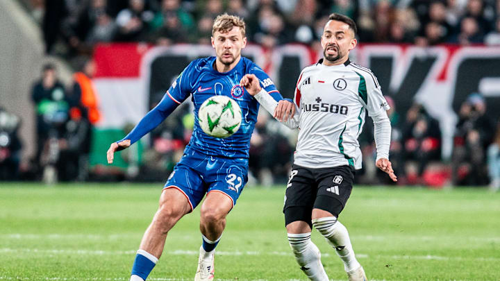 Legia Warszawa v Chelsea FC - UEFA Conference League 2024/25 Quarter Final First Leg