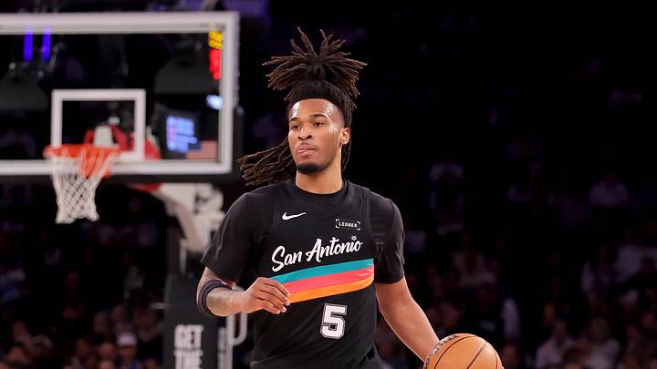 The San Antonio Spurs and guard Stephon Castle are favored in Game 1. 