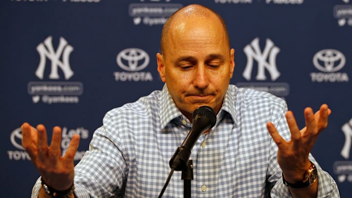 New York Yankees general manager Brian Cashman. New York Yankees general manager Brian Cashman.