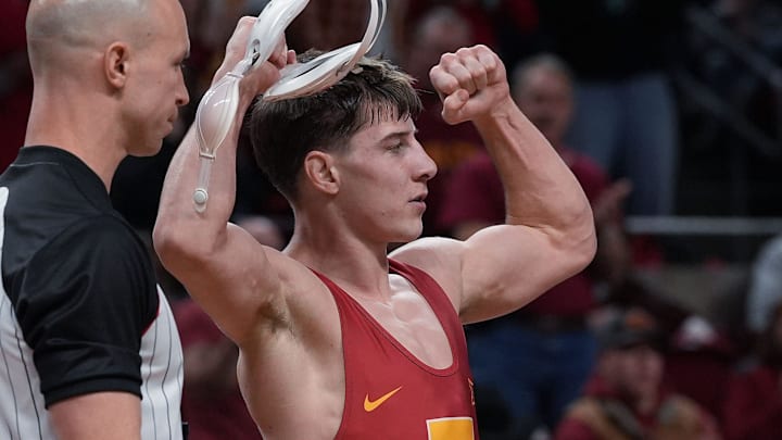Evan Frost earned an at-large bid to the NCAA Championships for Iowa State.