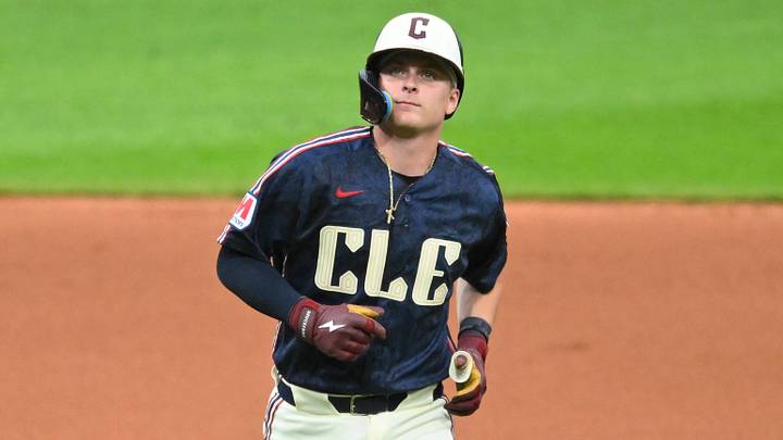 Jun 26, 2026; Cleveland, Ohio, USA; Cleveland Guardians designated hitter Cooper Ingle (30) runs on the field in the fourth inning against the Seattle Mariners at Progressive Field. Mandatory Credit: David Richard-Imagn Images Jun 26, 2026; Cleveland, Ohio, USA; Cleveland Guardians designated hitter Cooper Ingle (30) runs on the field in the fourth inning against the Seattle Mariners at Progressive Field. Mandatory Credit: David Richard-Imagn Images