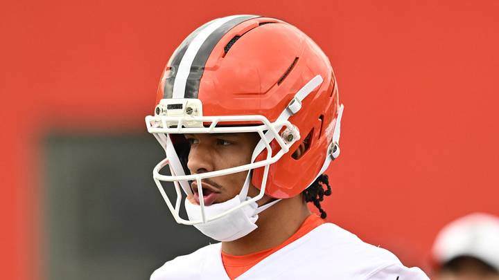 May 8, 2026; Berea, OH, USA; Cleveland Browns wide receiver Denzel Boston (12) during rookie minicamp at CrossCountry Mortgage Campus. Mandatory Credit: Ken Blaze-Imagn Images May 8, 2026; Berea, OH, USA; Cleveland Browns wide receiver Denzel Boston (12) during rookie minicamp at CrossCountry Mortgage Campus. Mandatory Credit: Ken Blaze-Imagn Images