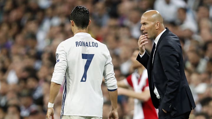 Cristiano Ronaldo y Zinedine Zidane