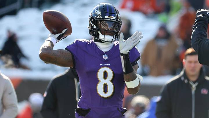 Polymarket opened a trade market for Lamar Jackson.