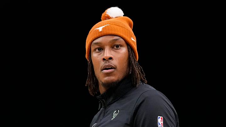Milwaukee Bucks center Myles Turner (3) during warmups prior to the game against the Washington Wizards at Fiserv Forum on December 31, 2025.