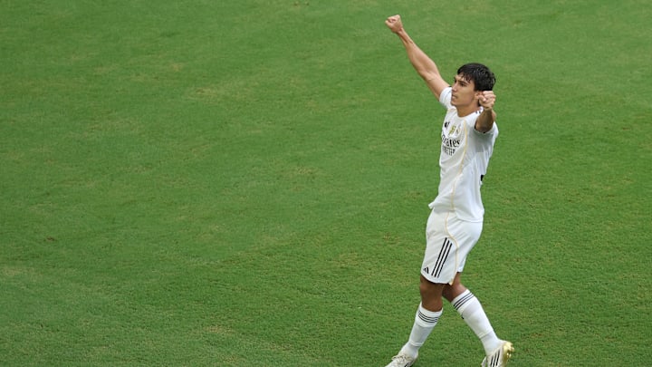 Gonzalo Garcia a marqué son troisième but du tournoi pour qualifier son club en quart. Gonzalo Garcia a marqué son troisième but du tournoi pour qualifier son club en quart.