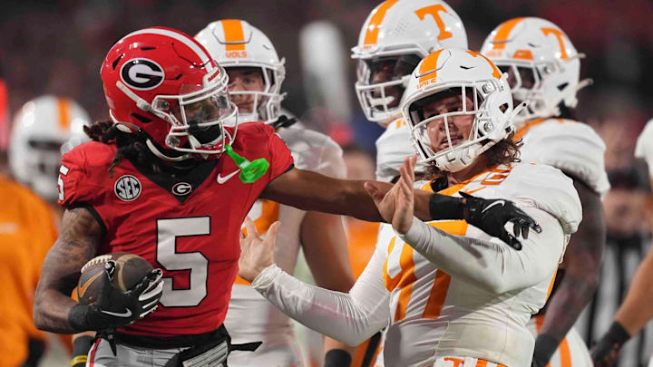 Georgia and Tennessee will face off on Saturday.