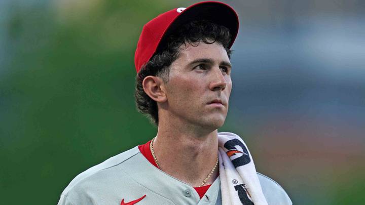 Jul 31, 2026; Baltimore, Maryland, USA; Philadelphia Phillies pitcher Andrew Painter (24) walks in from the bullpen before a game against the Baltimore Orioles at Oriole Park at Camden Yards. Mandatory Credit: Mitch Stringer-Imagn Images Jul 31, 2026; Baltimore, Maryland, USA; Philadelphia Phillies pitcher Andrew Painter (24) walks in from the bullpen before a game against the Baltimore Orioles at Oriole Park at Camden Yards. Mandatory Credit: Mitch Stringer-Imagn Images