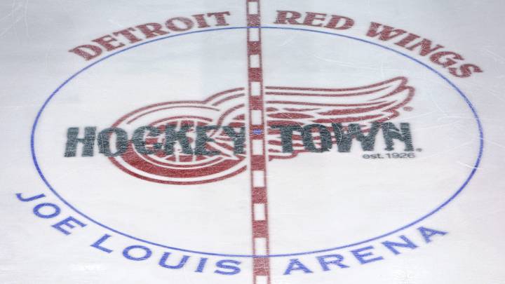 DETROIT, MI - MARCH 31: The Detroit Red Wings Hockeytown decal at center ice before their NHL game against the Chicago Blackhawks at Joe Louis Arena on March 31, 2013 in Detroit, Michigan. (Photo by Tom Szczerbowski/Getty Images) DETROIT, MI - MARCH 31: The Detroit Red Wings Hockeytown decal at center ice before their NHL game against the Chicago Blackhawks at Joe Louis Arena on March 31, 2013 in Detroit, Michigan. (Photo by Tom Szczerbowski/Getty Images)