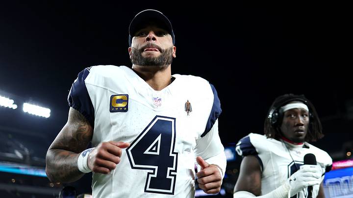 Dallas Cowboys quarterback Dak Prescott looks on after the game against the Philadelphia Eagles at Lincoln Financial Field. Dallas Cowboys quarterback Dak Prescott looks on after the game against the Philadelphia Eagles at Lincoln Financial Field.