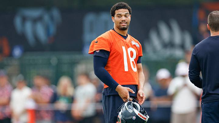 Caleb Williams isn't all business now but he's pretty focused going into Year 2 under Ben Johnson. Caleb Williams isn't all business now but he's pretty focused going into Year 2 under Ben Johnson.