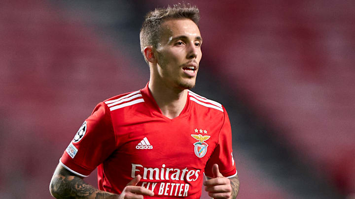 Na mira da Inter de Milão, Grimaldo tem contrato apenas até o final da temporada com o Benfica.