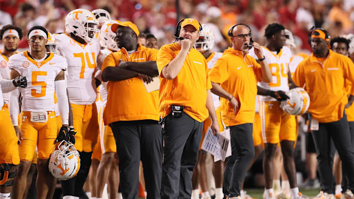 Tennessee Volunteers head coach Josh Heupel