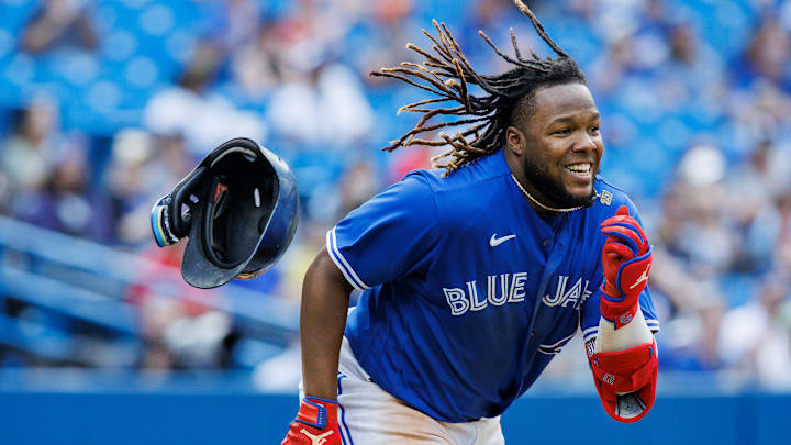 Guerrero Jr. corrió las bases de forma peculiar