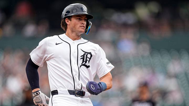 Detroit Tigers shortstop John Peck (18) takes the third base against Minnesota Twins during the third inning at Comerica Park in Detroit on Wednesday, Sept. 9, 2026. Detroit Tigers shortstop John Peck (18) takes the third base against Minnesota Twins during the third inning at Comerica Park in Detroit on Wednesday, Sept. 9, 2026.