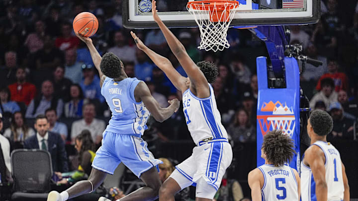 Duke basketball center Patrick Ngongba II Duke basketball center Patrick Ngongba II