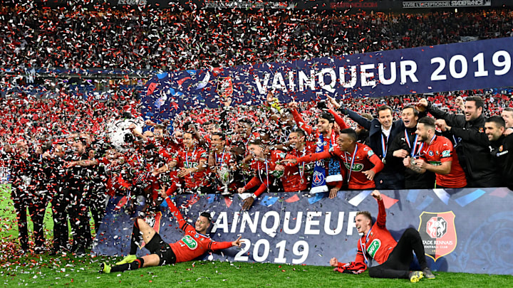 Le Stade Rennais avait fait tomber le PSG lors de la Coupe de France 2018/19. Le Stade Rennais avait fait tomber le PSG lors de la Coupe de France 2018/19.