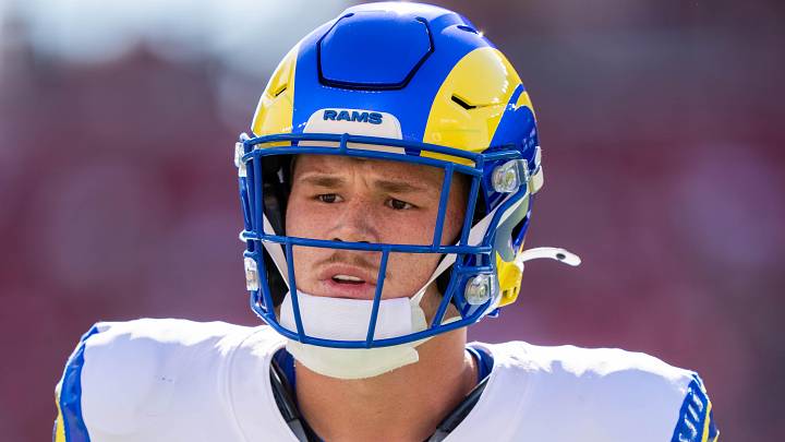 Los Angeles Rams tight end Terrance Ferguson. Los Angeles Rams tight end Terrance Ferguson.