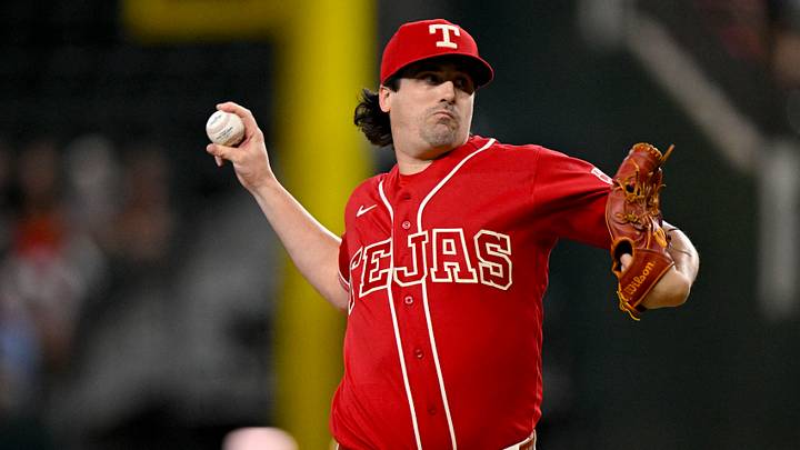 Texas Rangers pitcher Cal Quantrill. Credit: Jerome Miron-Imagn Images Texas Rangers pitcher Cal Quantrill. Credit: Jerome Miron-Imagn Images