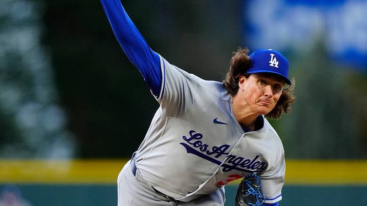 Apr 17, 2026; Denver, Colorado, USA; Los Angeles Dodgers starting pitcher Tyler Glasnow (31) delivers a pitch n the first inning against the Colorado Rockies at Coors Field. Mandatory Credit: Ron Chenoy-Imagn Images Apr 17, 2026; Denver, Colorado, USA; Los Angeles Dodgers starting pitcher Tyler Glasnow (31) delivers a pitch n the first inning against the Colorado Rockies at Coors Field. Mandatory Credit: Ron Chenoy-Imagn Images