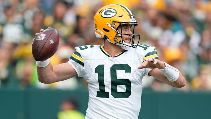 Former Penn State football quarterback Sean Clifford in the 2025 NFL Preseason for the Green Bay Packers