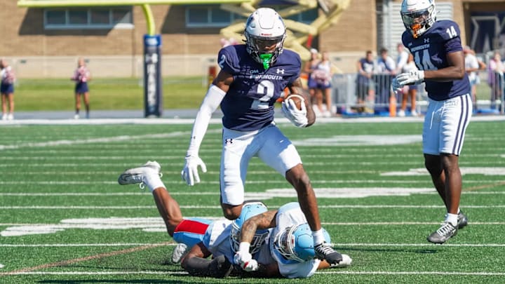 Monmouth wide receiver Gavin Nelson (2)