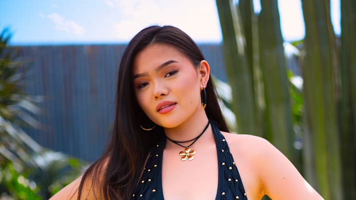 Summertime Portraits for CBS Original Daytime Series THE BOLD AND THE BEAUTIFUL, scheduled to air on the CBS Television Network. Pictured: Lisa Yamada as Luna. Photo Courtesy of Sean Smith / Bell Phillip TV Productions Inc.