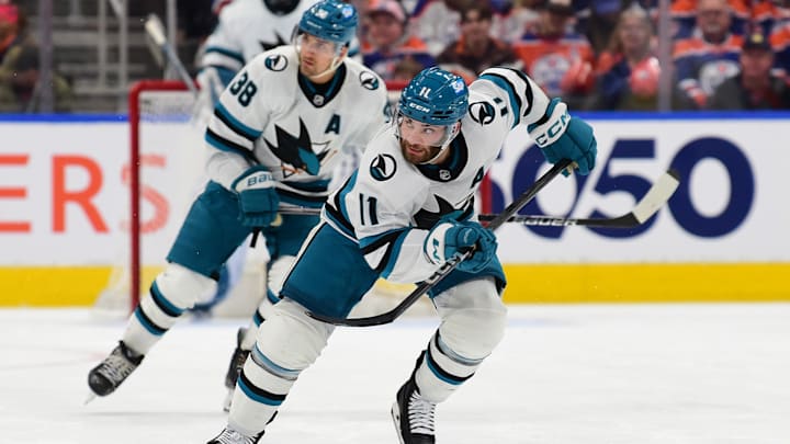 San Jose Sharks v Edmonton Oilers