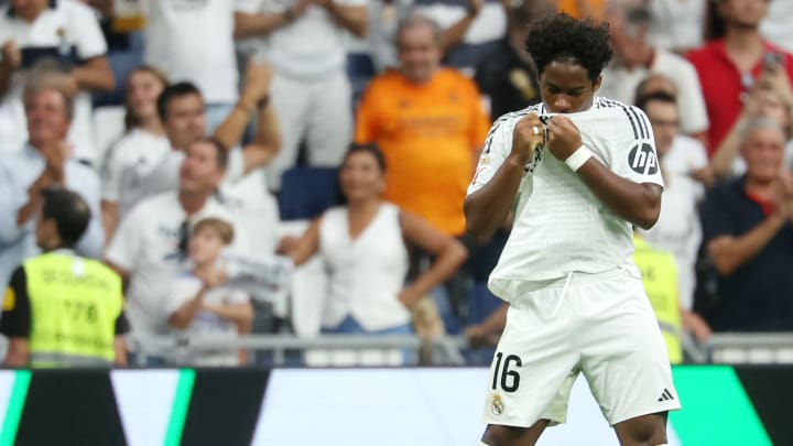 Endrick jogou pouco, mas marcou o primeiro gol dele no Real Madrid