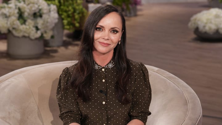 Christina Ricci appears on "The Jennifer Hudson Show" in Burbank, California.