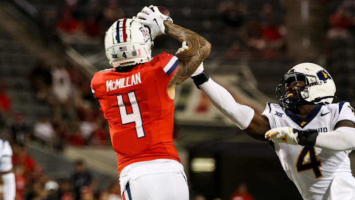 Arizona Wildcats wide receiver Tetairoa McMillan (4)
