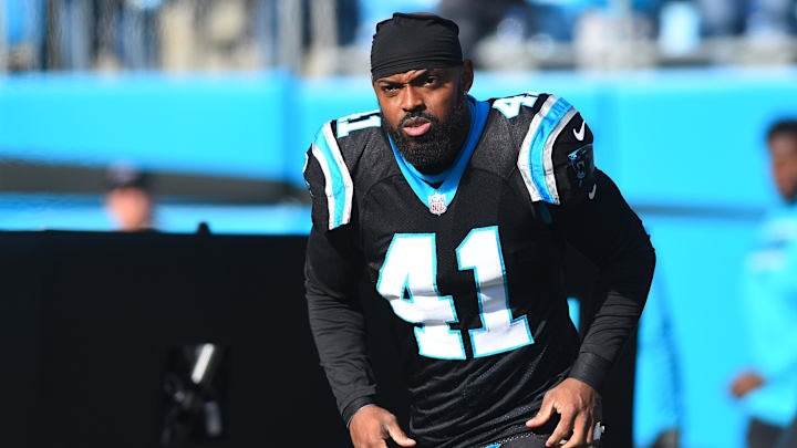 Former Carolina Panthers defensive back Captain Munnerlyn (41) has accepted the head coaching position at Chambers High School in North Carolina.