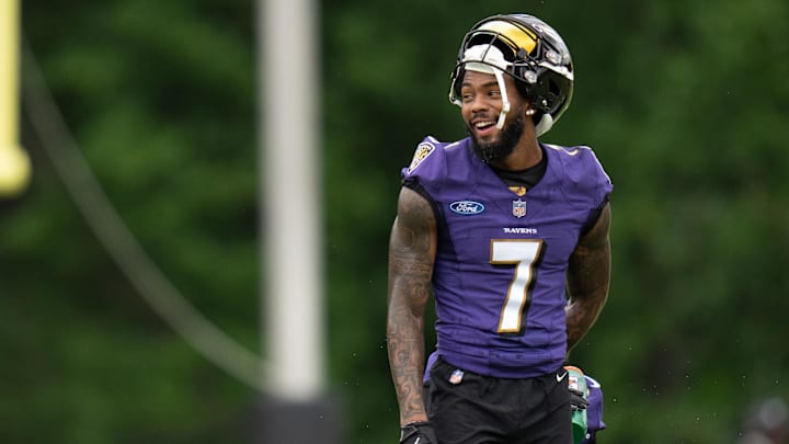 Baltimore Ravens wide receiver Rashod Bateman.