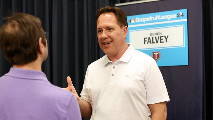 Former Minnesota Twins president of baseball operations Derek Falvey. Former Minnesota Twins president of baseball operations Derek Falvey.