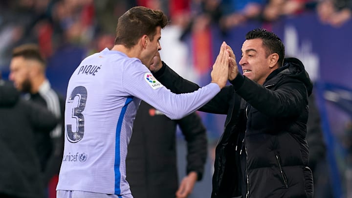 Xavi y Piqué mantienen una buena amistad