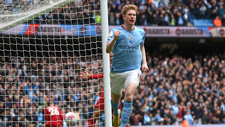 Kevin De Bruyne donne l'avantage à Manchester City. 