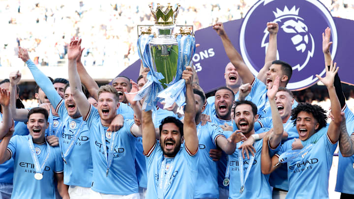 Manchester City were 2022/23 champions Manchester City were 2022/23 champions