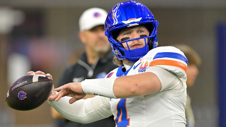 Boise State Broncos quarterback Maddux Madsen. Boise State Broncos quarterback Maddux Madsen.