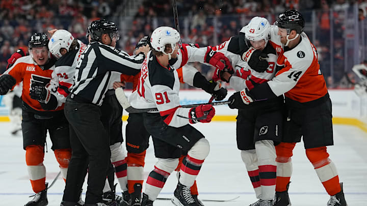 New Jersey Devils v Philadelphia Flyers