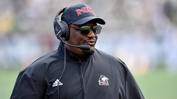 Northern Illinois head football coach Thomas Hammock is leaving the school to become the running backs coach for the Seattle Seahawks.
