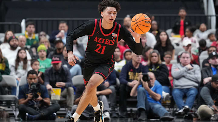 San Diego State Aztecs guard Miles Byrd. San Diego State Aztecs guard Miles Byrd.