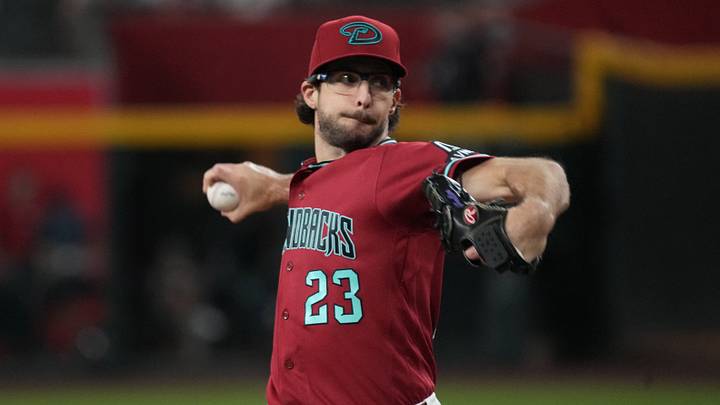 Jul 1, 2026; Phoenix, Arizona, USA; Arizona Diamondbacks pitcher Zac Gallen (23) throws against the San Francisco Giants in the first inning at Chase Field. Mandatory Credit: Rick Scuteri-Imagn Images Jul 1, 2026; Phoenix, Arizona, USA; Arizona Diamondbacks pitcher Zac Gallen (23) throws against the San Francisco Giants in the first inning at Chase Field. Mandatory Credit: Rick Scuteri-Imagn Images