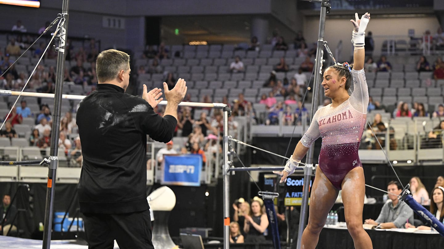 Oklahoma women's gymnastics keeps flexing championship form with another top-5 win