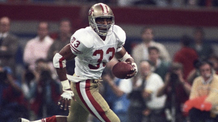 San Francisco 49ers running back Roger Craig won three Super Bowl championships. San Francisco 49ers running back Roger Craig won three Super Bowl championships.